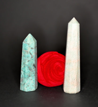 TORRI AMAZZONITE 6-8CM - Manucrystals