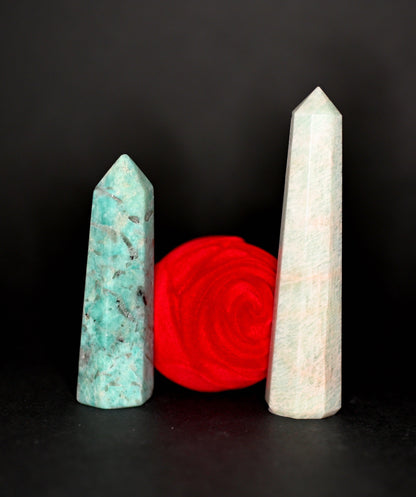 TORRI AMAZZONITE 6-8CM - Manucrystals